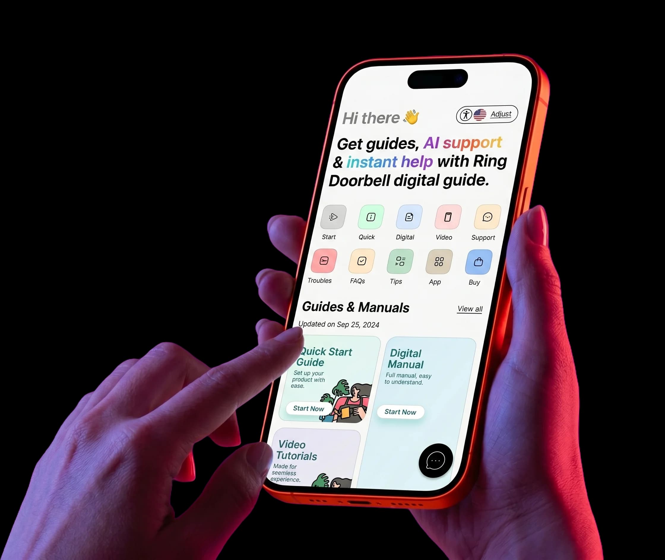 Veribl product experience on mobile